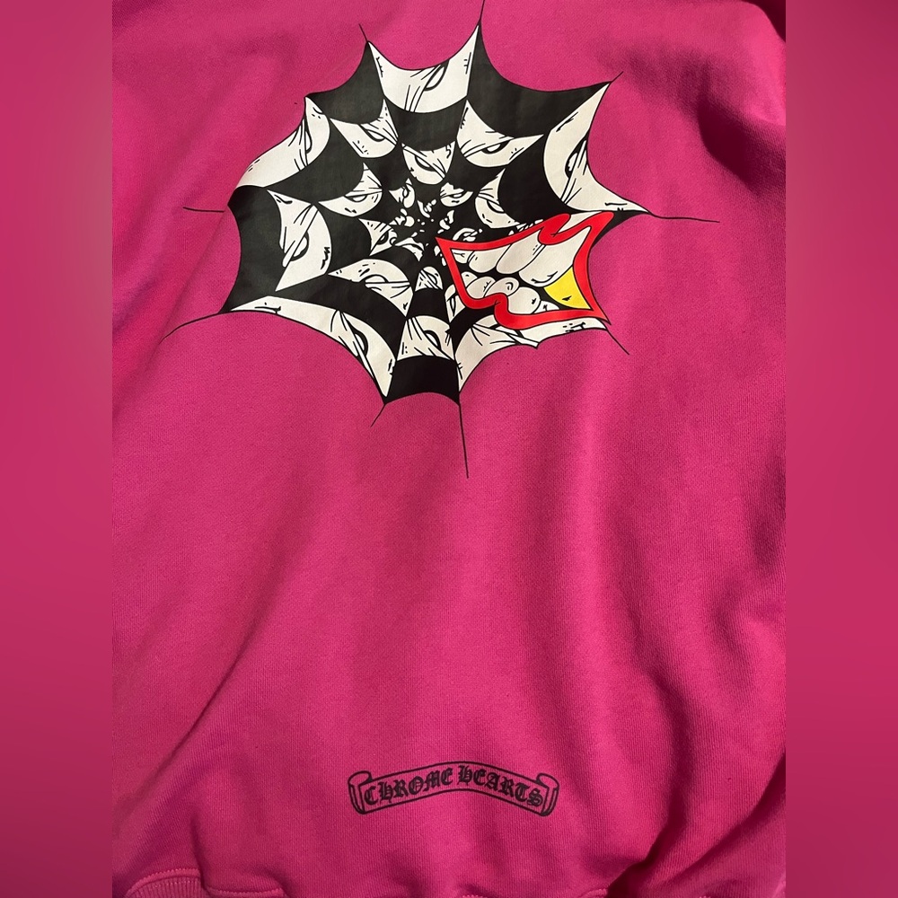 Chrome Hearts Pink Graphic Sweatshirt
